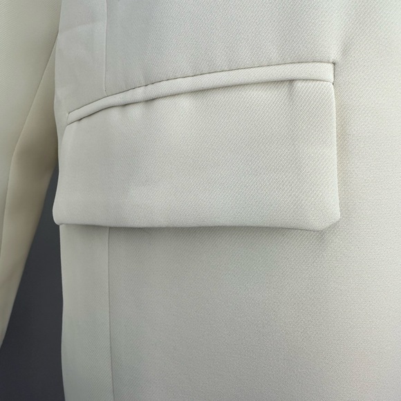 Gorgeous Oversized Double breasted Ivory Blazer US L - Picture 13 of 14